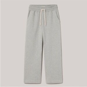 Buck Mason Graphite Vintage Interloop Wide Leg Sweatpants Pants Gray Size S